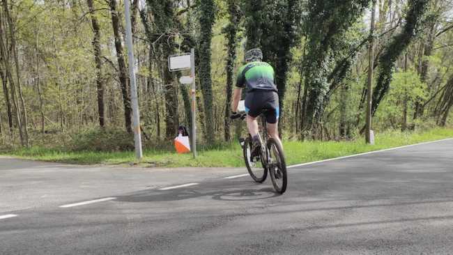 Arrivo al punto di controllo