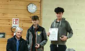 Campionato Regionale 2022 Juniores Uomini C10 Simone Grossetti al momento della Premiazione