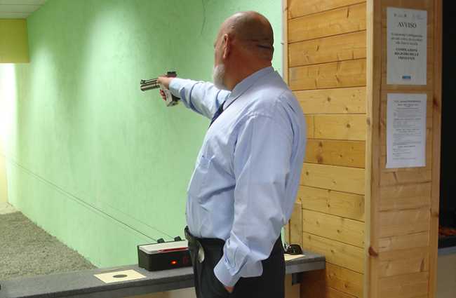 Il Presidente della Sezione del TSN di Domodossola Ettore Superina