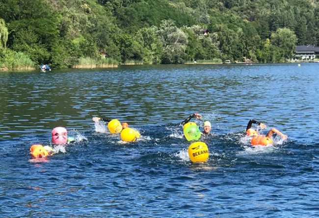 nuoto lago mergozzo boe