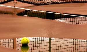 tennis pioggia