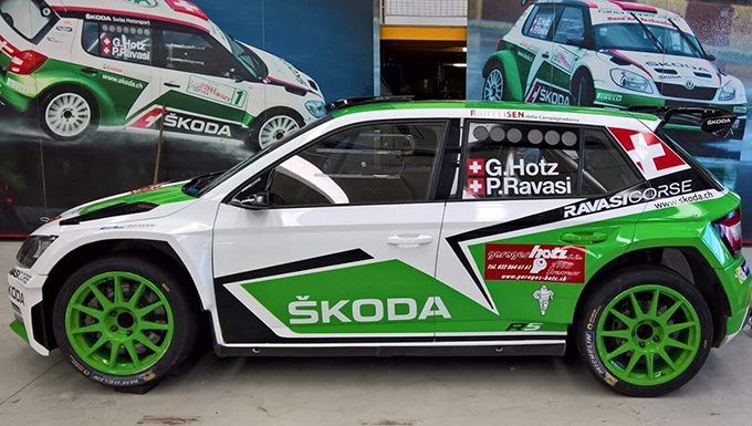 Anche i campioni elvetici Gregoire Hotz e Pietro Ravasi al rally delle Valli Ossolane