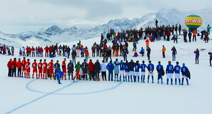 Italia- Svizzera sulla neve al Moro: finisce 1-3. Foto e video