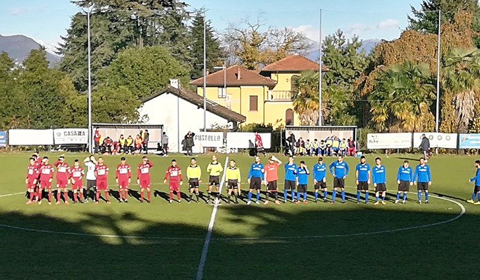 Gol di Bernabino e Scienza. Lo Stresa batte la Juve Domo 2-0