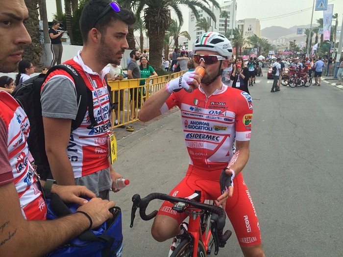 Fuga di oltre 220km e un settimo posto al Giro per l'Androni Giocattoli