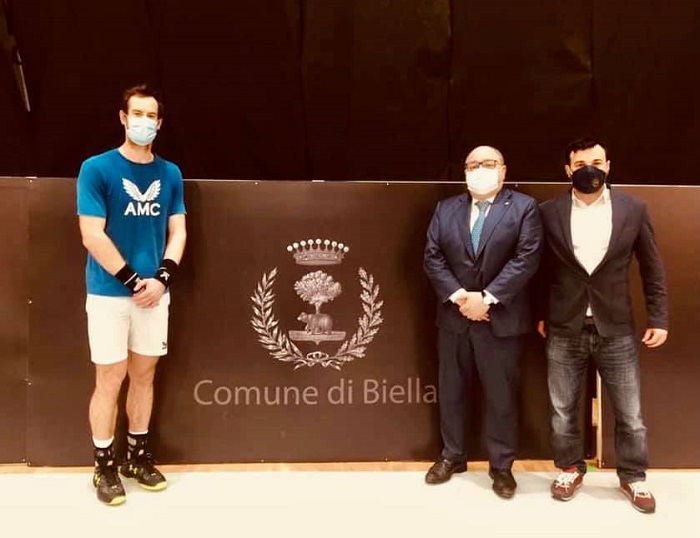 A Biella il grande tennis con Murray