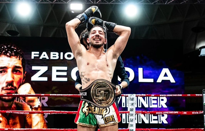 Dalla palestra a Domo al trionfo ad Oktagon a Roma: Zeccola campione 