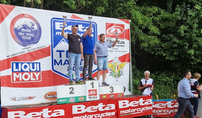 Massimo Sartoretti e Stefano Agostini sui due primi gradini del podio 