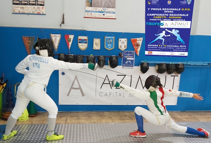 I talenti della scherma giovanile a Novara: sabato e domenica il trofeo Azimut