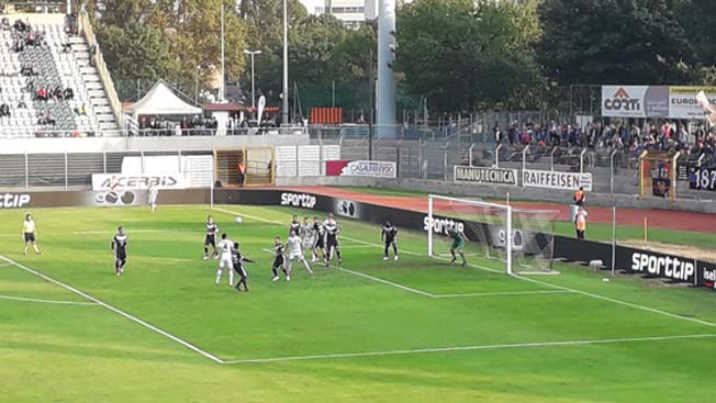 Calcio svizzero: bene il Lugano, nuova sconfitta per il Chiasso