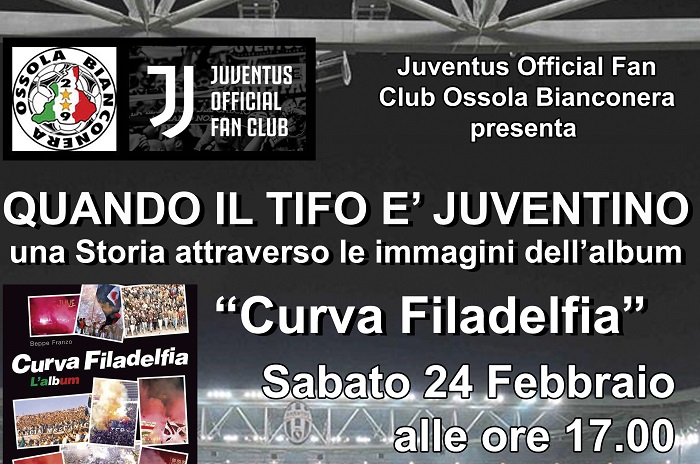 A Domodossola si parlerà di Juventus e della sua tifoseria con Beppe Franzo