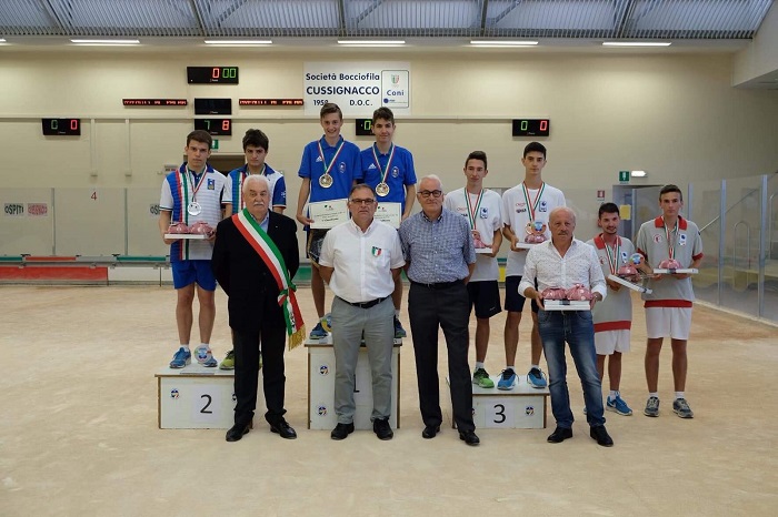 Lorenzo Frattoni è Campione Italiano Under 18 di bocce