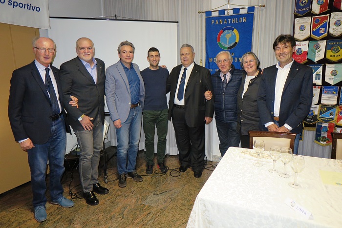 Quattro nuovi soci nel Panathlon nella serata in cui Giulio Ornati si racconta