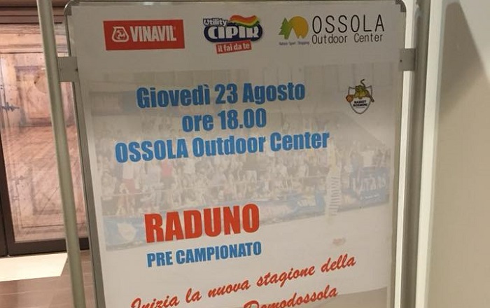Partirà dall'Ossola Outdoor Center la stagione della Vinavil Cipir